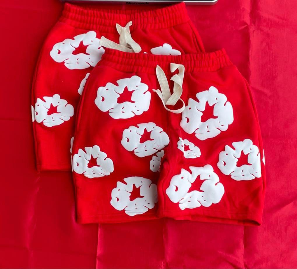 Denim Tears Summer Short Red | Bold Style, Unmatched Comfort